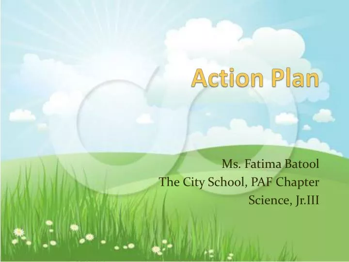 action plan