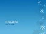 Mediation - slide 1
