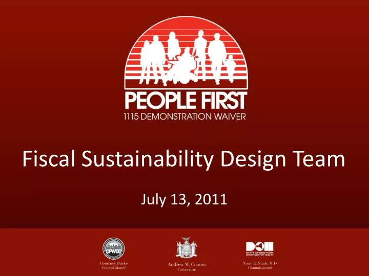 fiscal sustainability design team