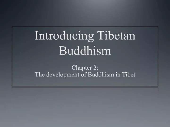 introducing tibetan buddhism