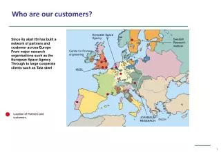 Location of Partners and customers