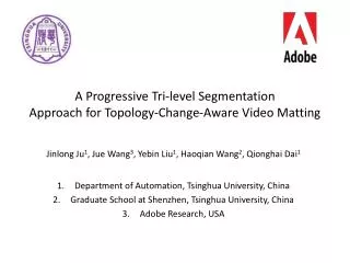 A Progressive Tri-level Segmentation Approach for Topology-Change-Aware Video Matting