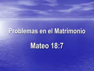 problemas en el matrimonio