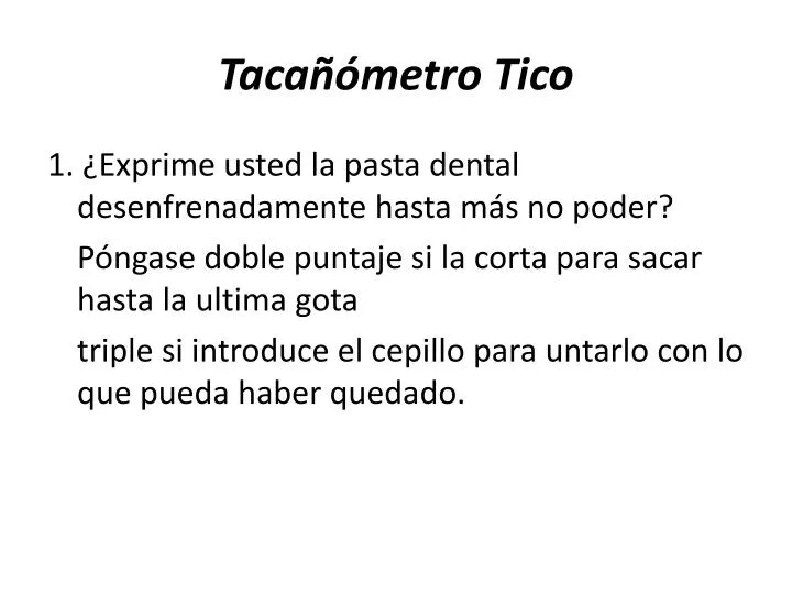 taca metro tico