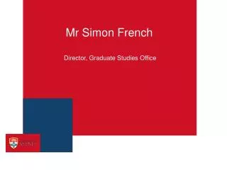 Mr Simon French