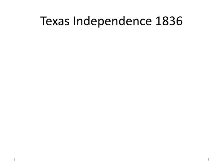 texas independence 1836