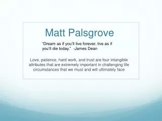 Matt Palsgrove