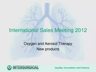 International Sales Meeting 2012