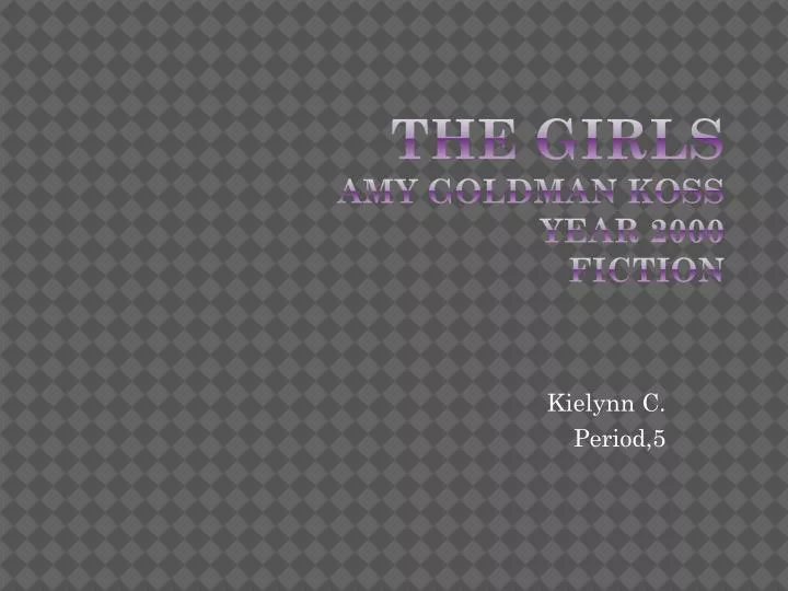 the girls amy goldman koss year 2000 fiction