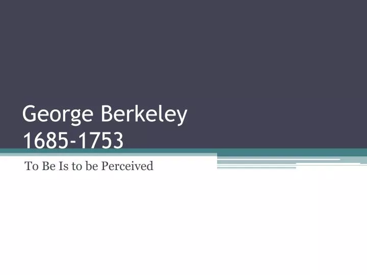 george berkeley 1685 1753