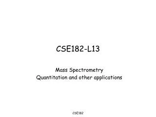 CSE182-L13