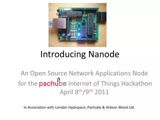 Introducing Nanode