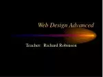 Web Design Advanced - slide 1