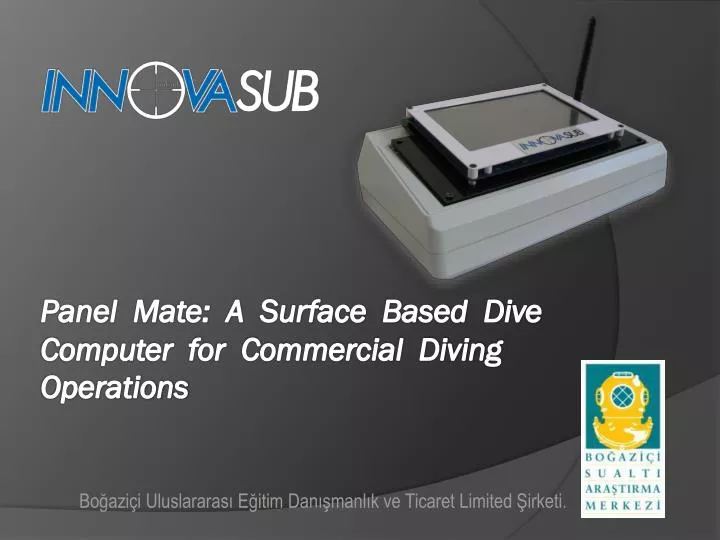 panel mate a surface based dive computer for commercial diving operations