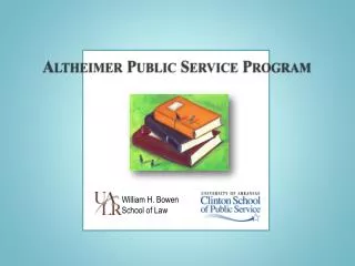 Altheimer Public Service Program