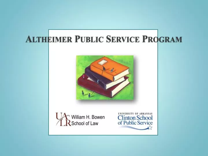 altheimer public service program