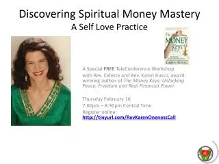 Discovering Spiritual Money Mastery A Self Love Practice