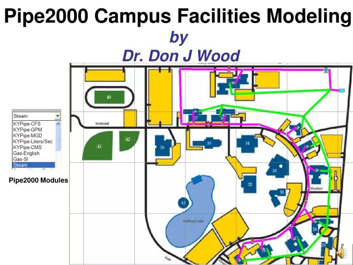 pipe2000 campus facilities modeling by dr don j wood