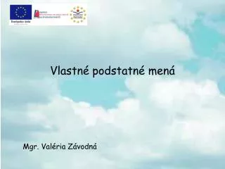 vlastn podstatn men