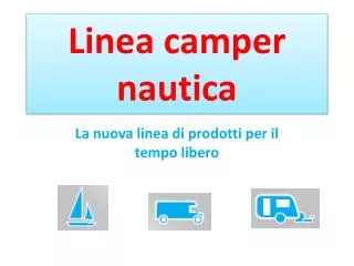 linea camper nautica