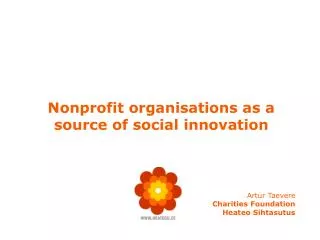 Nonprofit organisations as a source of social innovation