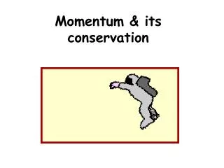 Momentum &amp; its conservation