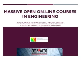 MASSIVE OPEN ON-LINE COURSES IN ENGINEERING