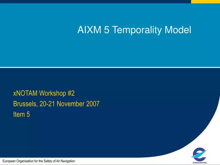 aixm 5 temporality model