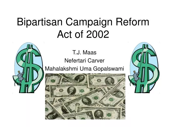 bipartisan campaign reform act of 2002