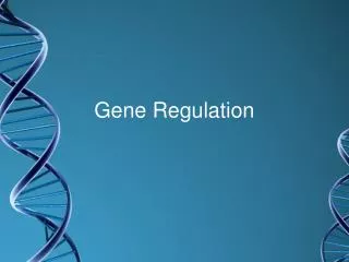 gene regulation