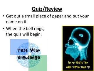 quiz review