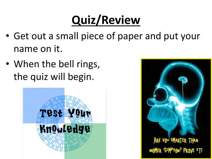 quiz review