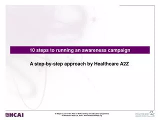 10 steps to running an awareness campaign