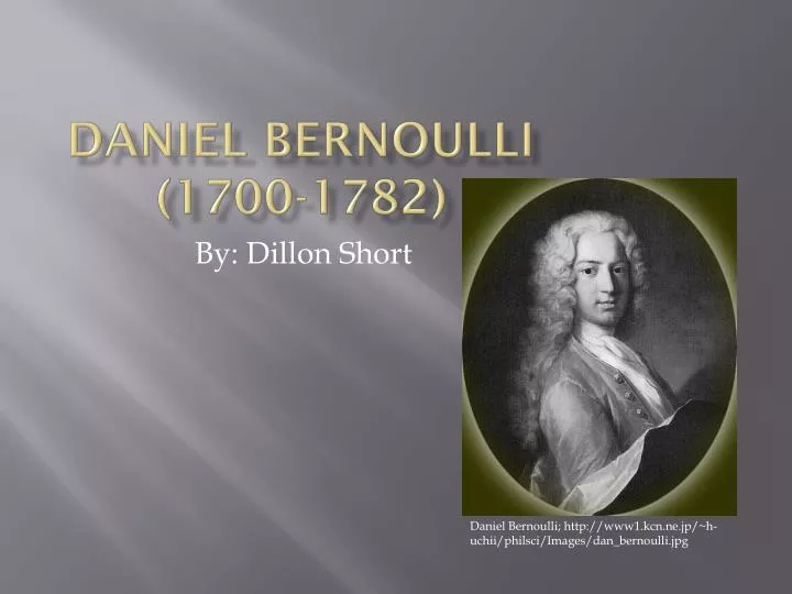 daniel bernoulli 1700 1782