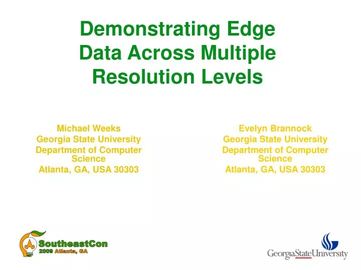 demonstrating edge data across multiple resolution levels