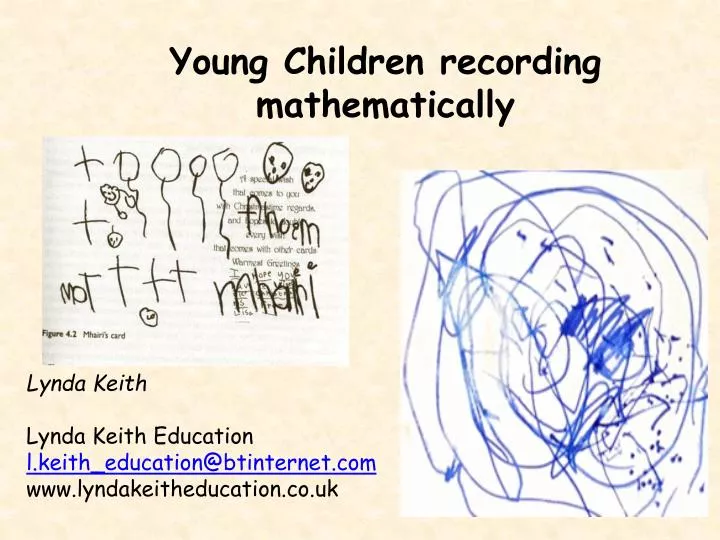 young children recording mathematically