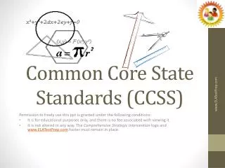 Common Core State Standards (CCSS)