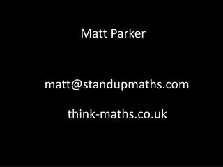 Matt Parker