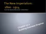 PPT - The New Imperialism 1869-1914 PowerPoint Presentation, free ...