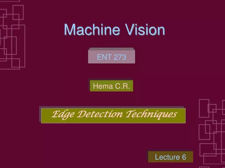 machine vision