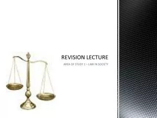 revision lecture