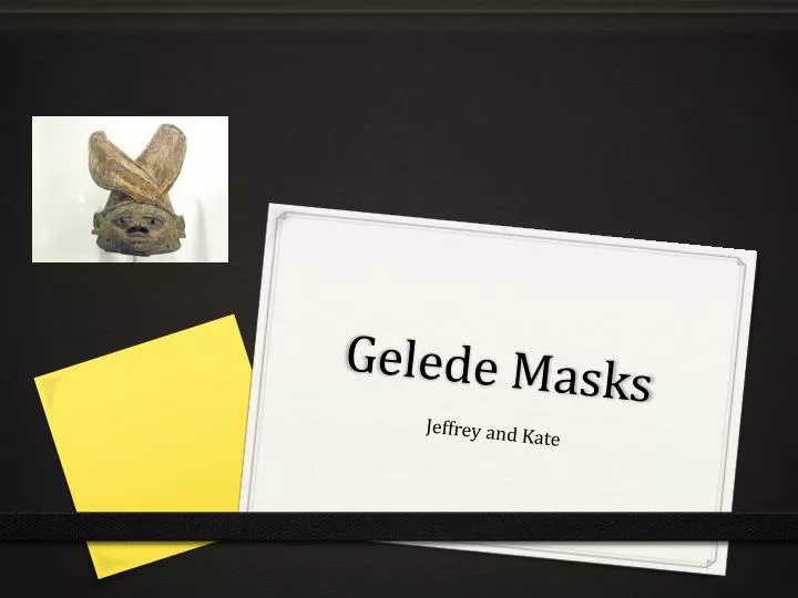 gelede masks