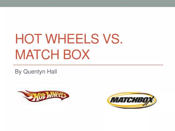 hot wheels vs match box