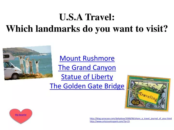 u s a travel which landmarks do you want to visit