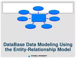 DataBase Data Modeling Using the Entity-Relationship Model