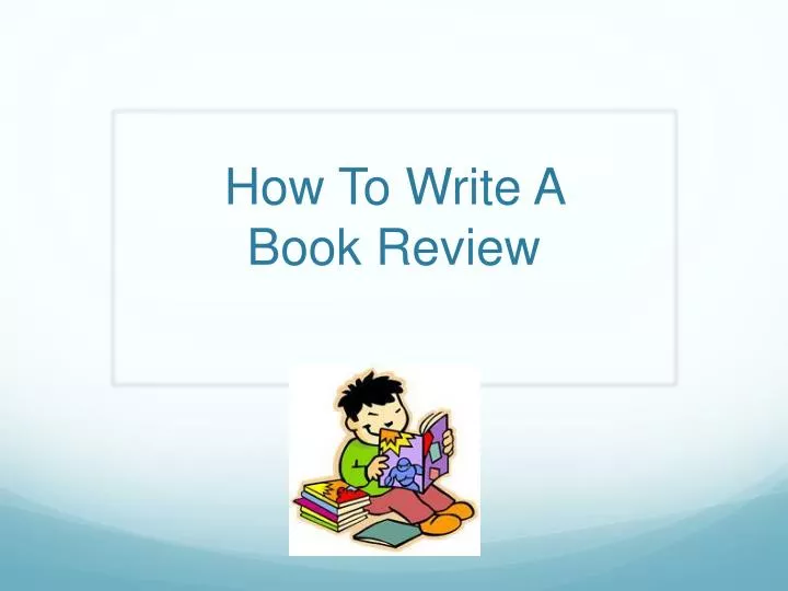 how to write a book review