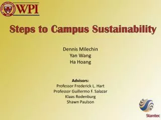 Steps to Campus Sustainability