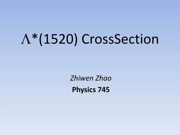 l 1520 crosssection