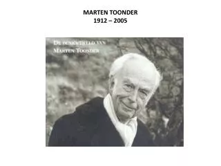 marten toonder 1912 2005