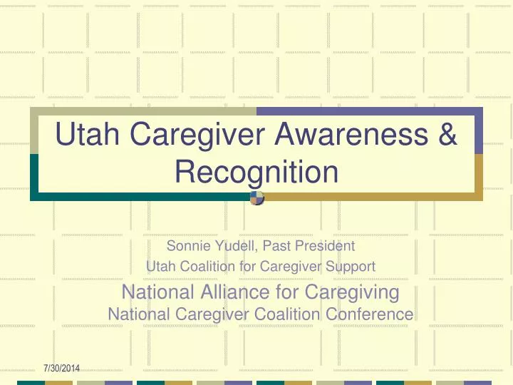 utah caregiver awareness recognition